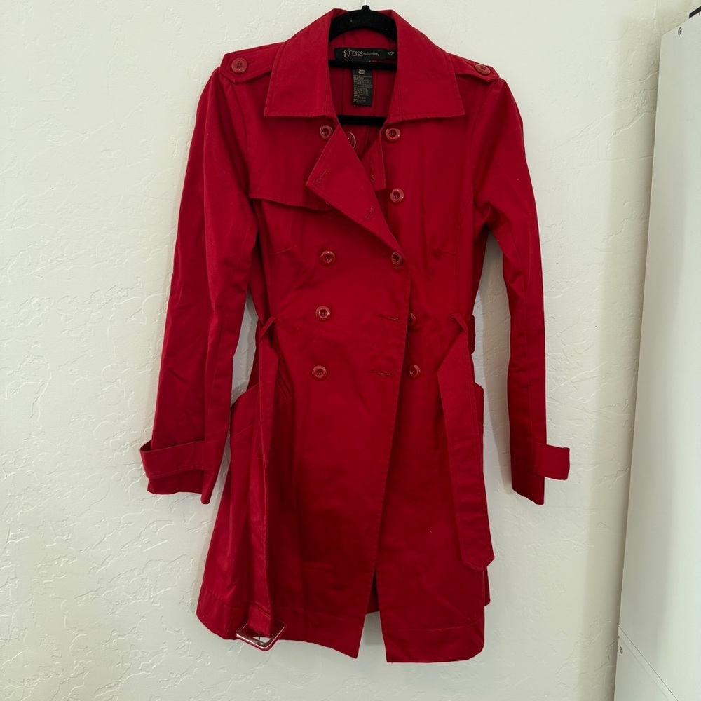 ❤️Grass Collection Red Trench Medium❤️